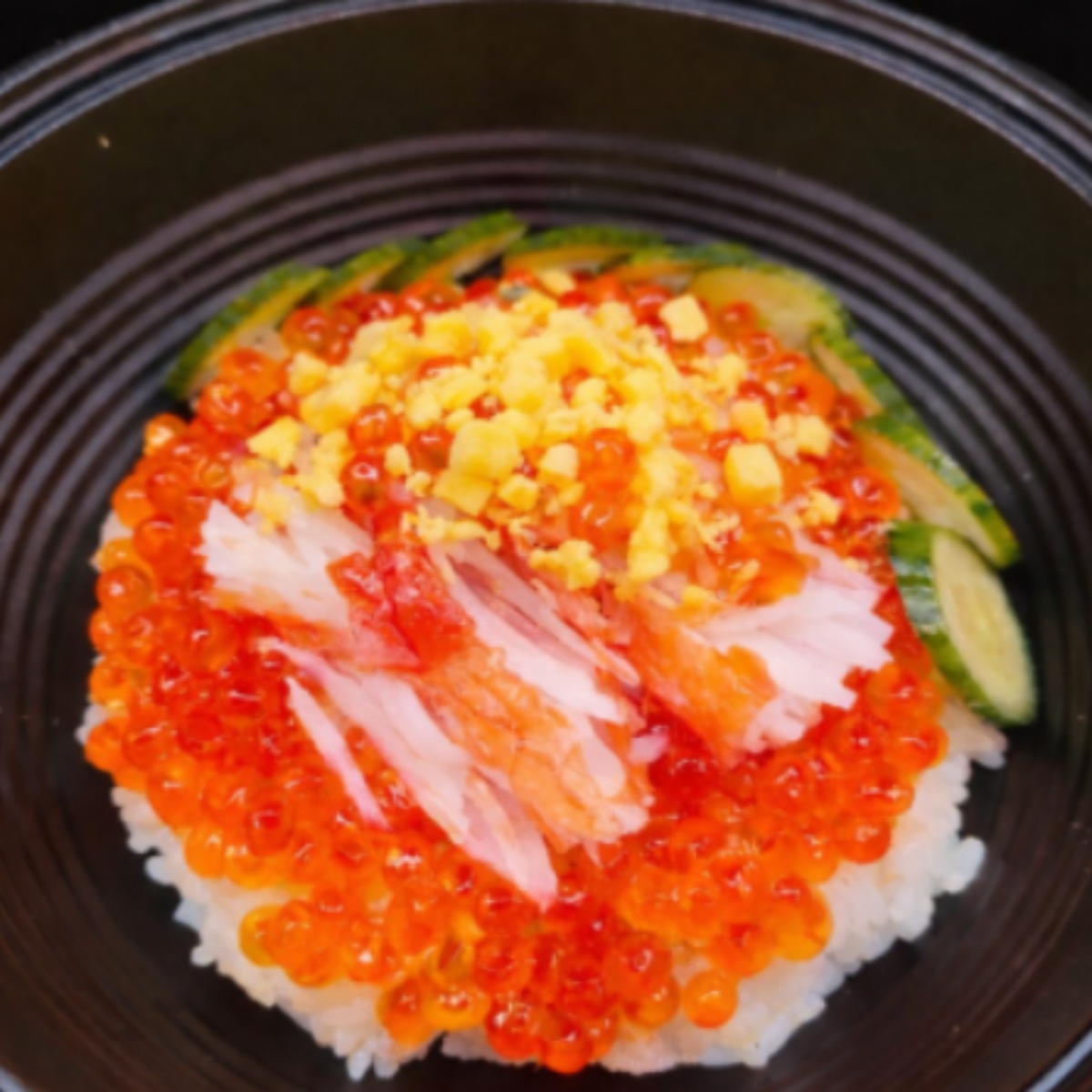Donburi / Rice Bowl - Salmon Roe & Crab Stick Don