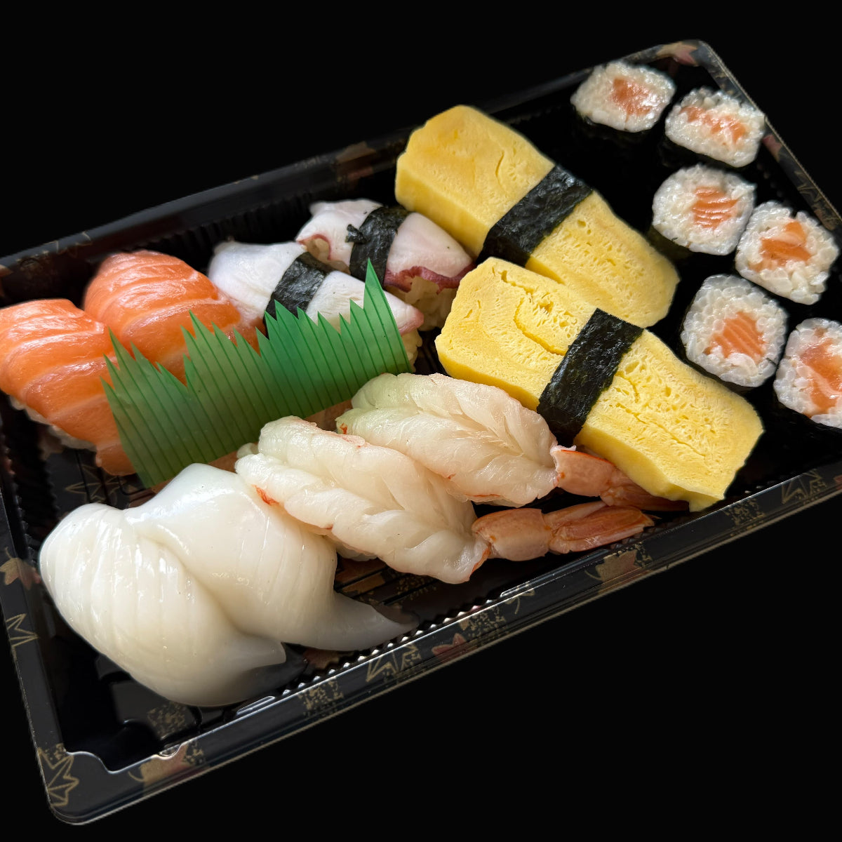 assorted sushi and sashimi 